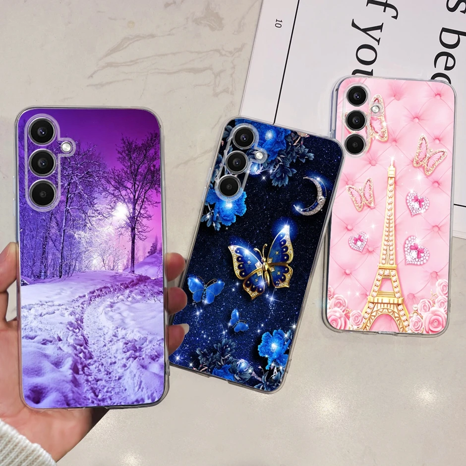 

Colorful Painting Case For Samsung A24 4G Silicone Soft Shockproof TPU Back Covers For A24 4G