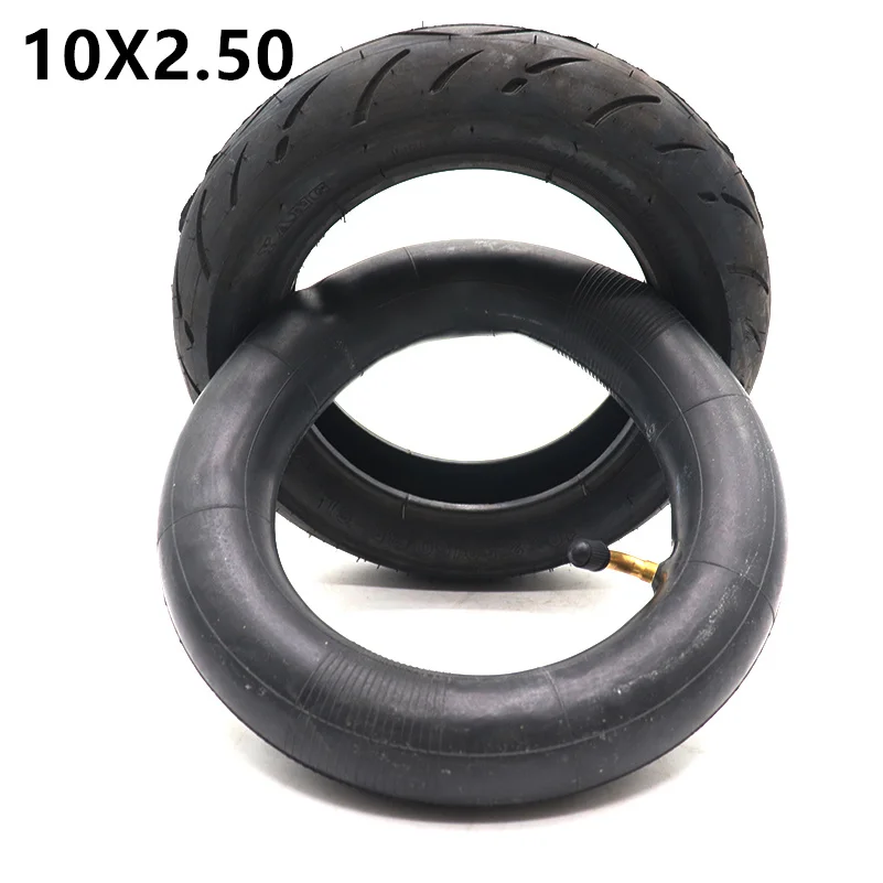 Высококачественные утолщенные износостойкие шины 10x2,5 (60/85-6), внутренние и 0-колесные трубки для 10-дюймового электрического скутера Высококачественные утолщенные износостойкие шины 10x2,5 (60/85-6), внутренние и 0-колесные трубки для 10-дюймового электрического скутера