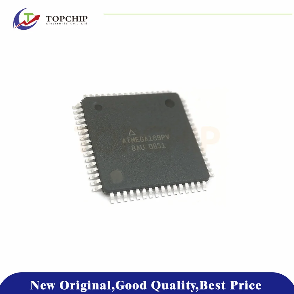 Новые оригинальные микроконтроллеры ATMEGA169PV ATMEGA169, флэш-память 8 бит 16 Кб, 64TQFP, 1 шт.
