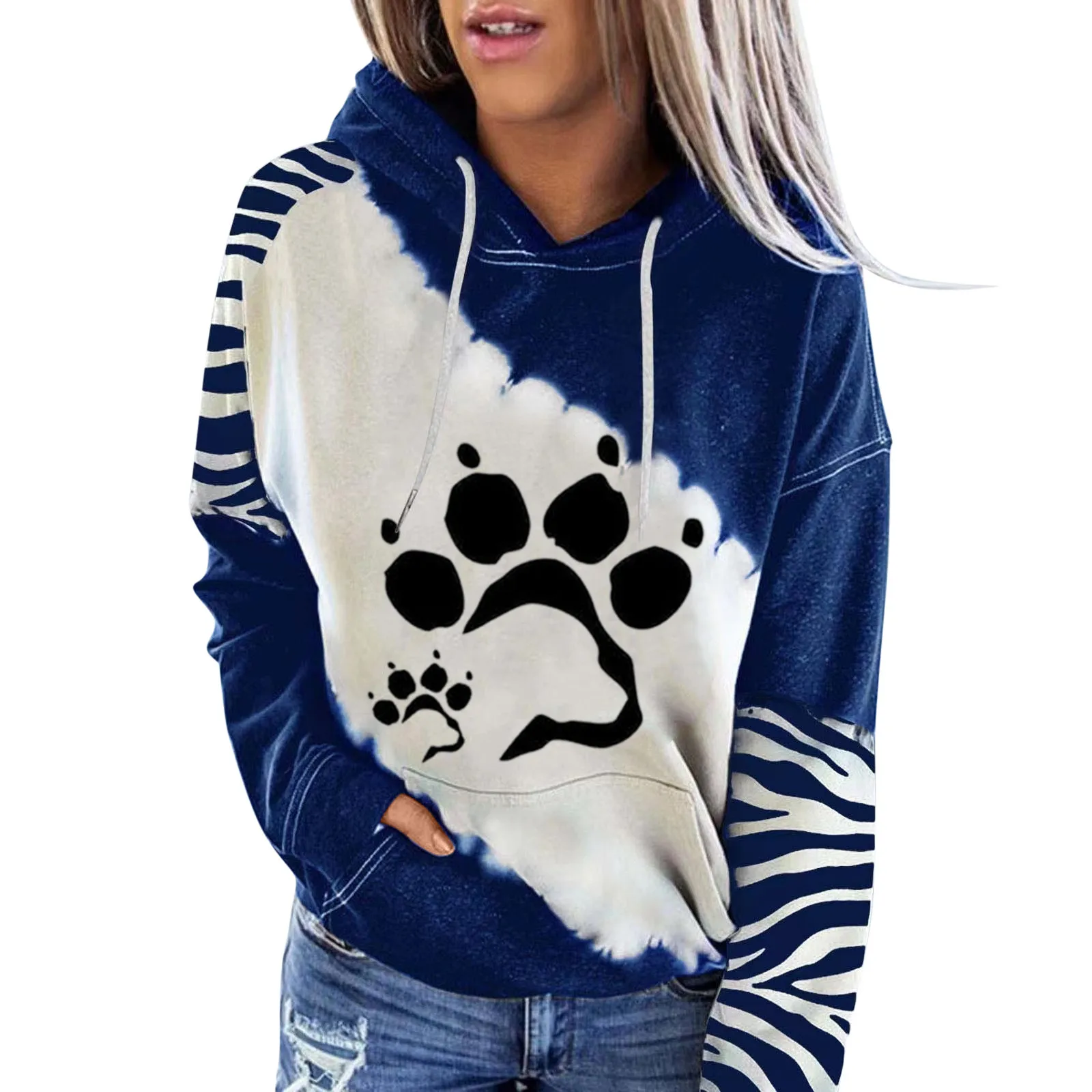 

Women's Soft Sweaters Top Cute Print Sweatshirt Hoodie Long Sleeve Womens Pullover Hoodies Womens Dress Sweaters And Jackets