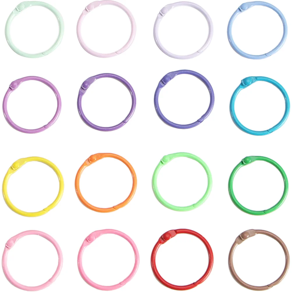 

Флуоресцентный металлический брелок для книг, цветной бумажный блокнот, многоразовый брелок для ежедневного использования, зажим «сделай ...