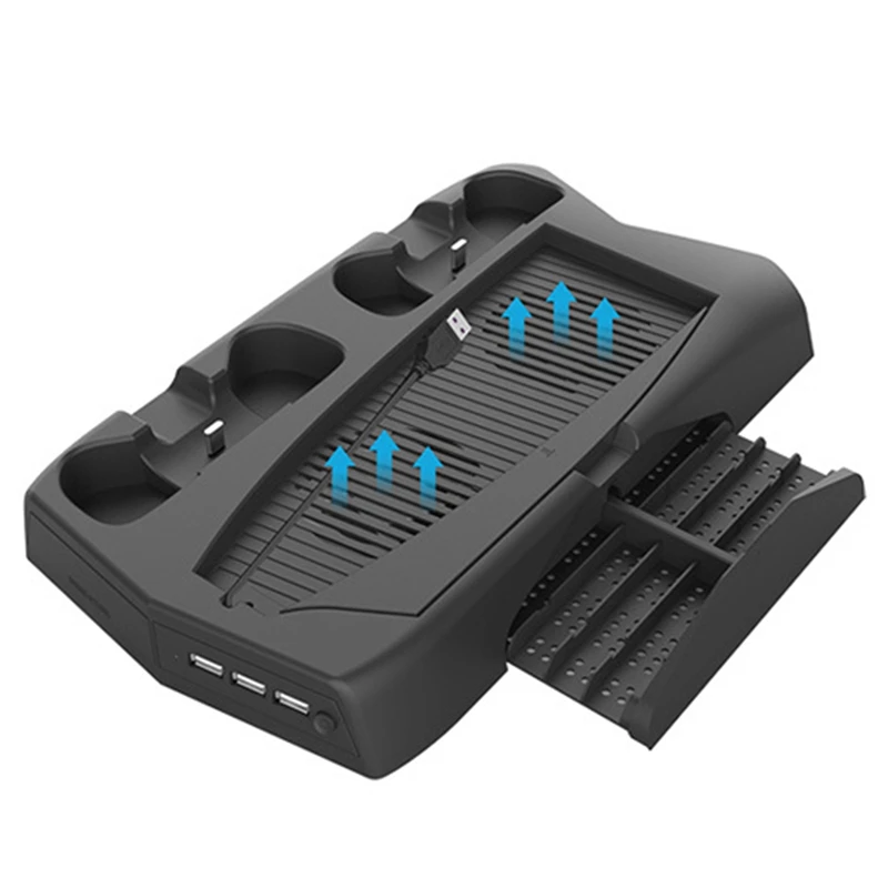 

Вертикальная подставка для игровой консоли с 3 портами для Sony Playstation 5/PS5