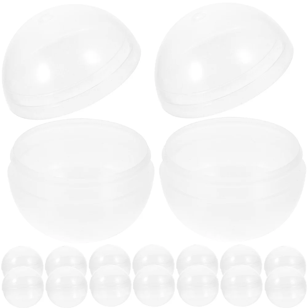 

40pcs Plastic Fillable Balls Openable Storage Packing Balls Fillable Round Balls