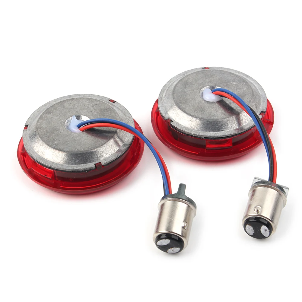 1157 светодиодный передний указатель поворота в мотоциклетном стиле для Harley Dyna