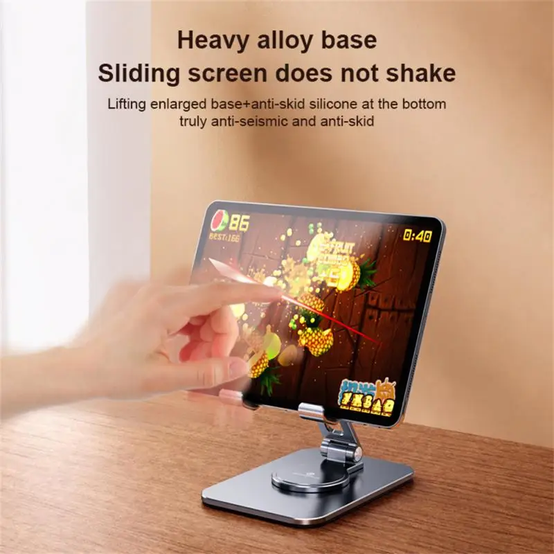 RYRA Portable Foldable Tablet Bracket Stand 360° Hollowed Tablet Holder Desk Tablet Mount Phone Holder Tablet Ipad Accessories