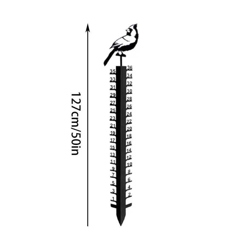 Снежные колья с оленем и птицей дизайн снега милые животные садовый декор