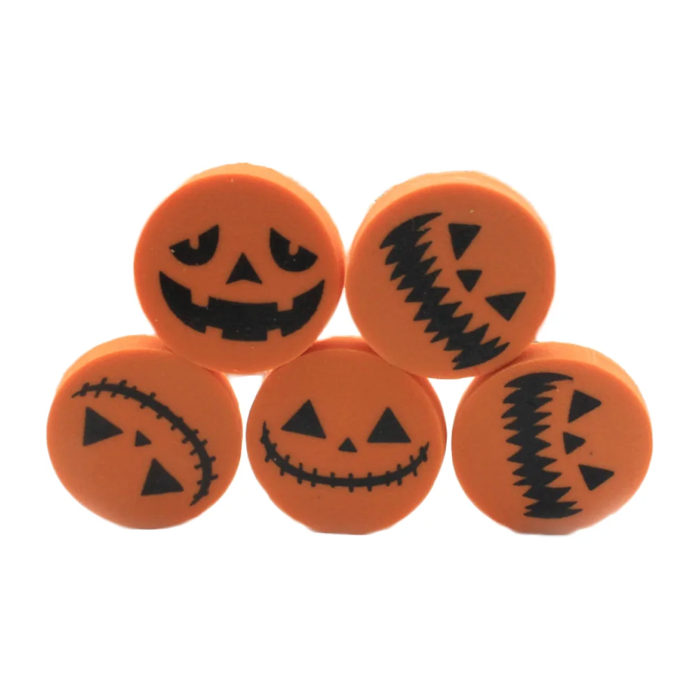 

24PCS/Set Pumpkin Shaped Eraser Novelty Unique Stationery Eraser for Students Children Kids