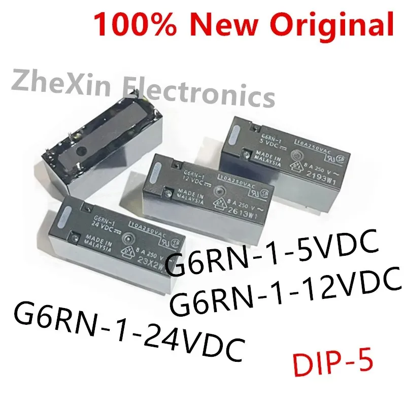 5-10 шт./партия Φ G6RN-1-24VDC DIP-5 новое оригинальное реле мощности G6RN-1-12VDC G6RN-1-5VDC