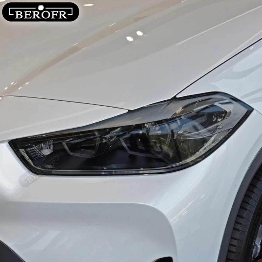 Для BMW X1 F48 X2 F39 X3 F25 G01 X4 F26 G02 X5 F15 G05 X6 F16 G06 X7 тонировка автомобильной фары Дымчатая