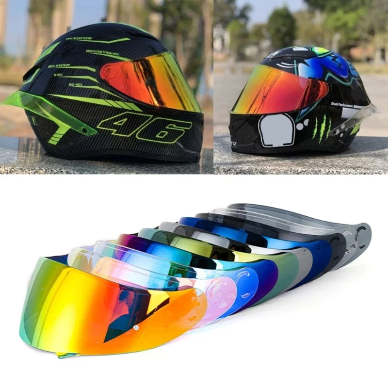 

Colorful Lens Durable Replacement Shield Reliable Helmets Shield Lens for Motorcycle Helmets Suitable for AIR AIR2