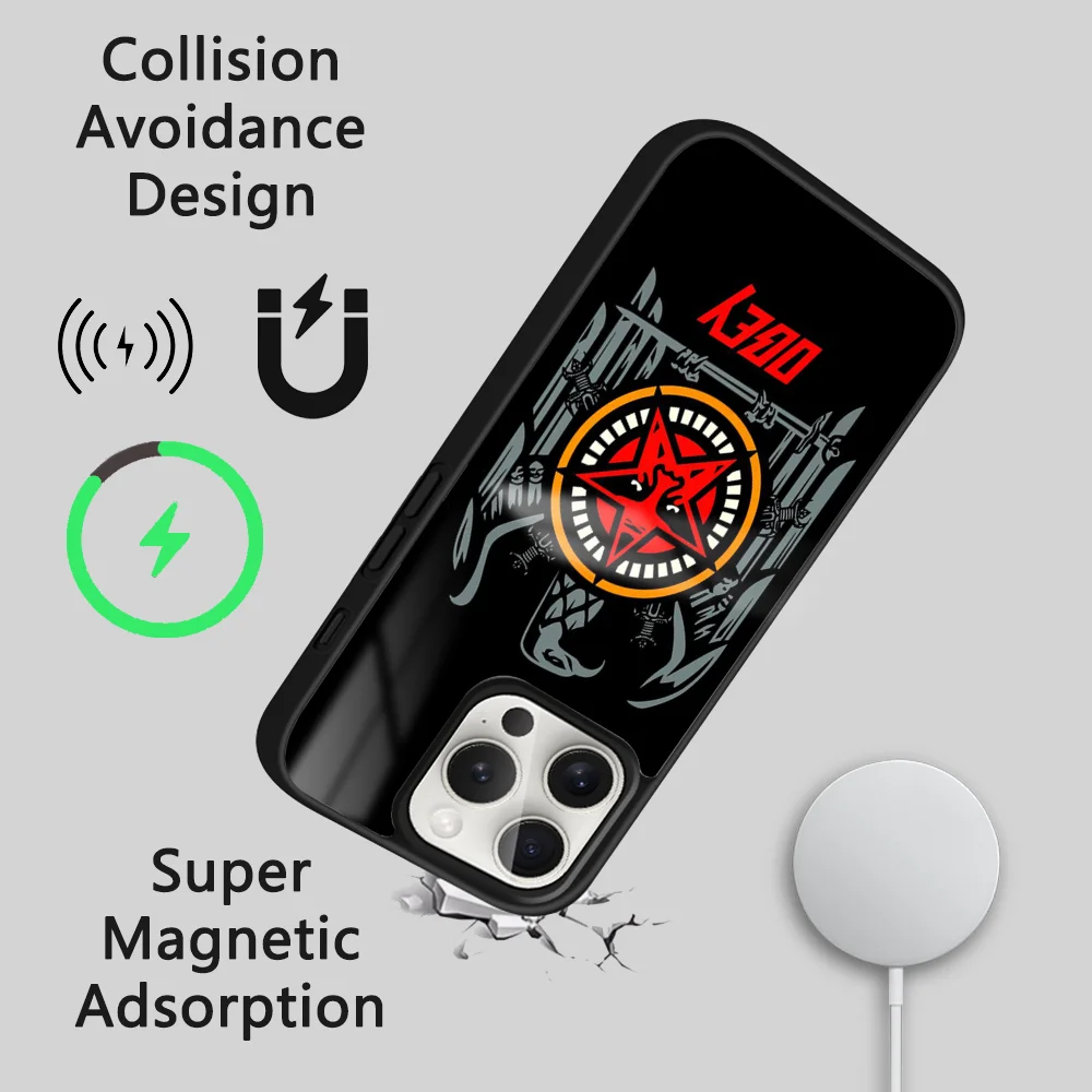 Модный чехол для телефона Star O-OB-B-eys iPhone 16 15 14 13 12 11 Pro Max Plus Mini Новый магнитный