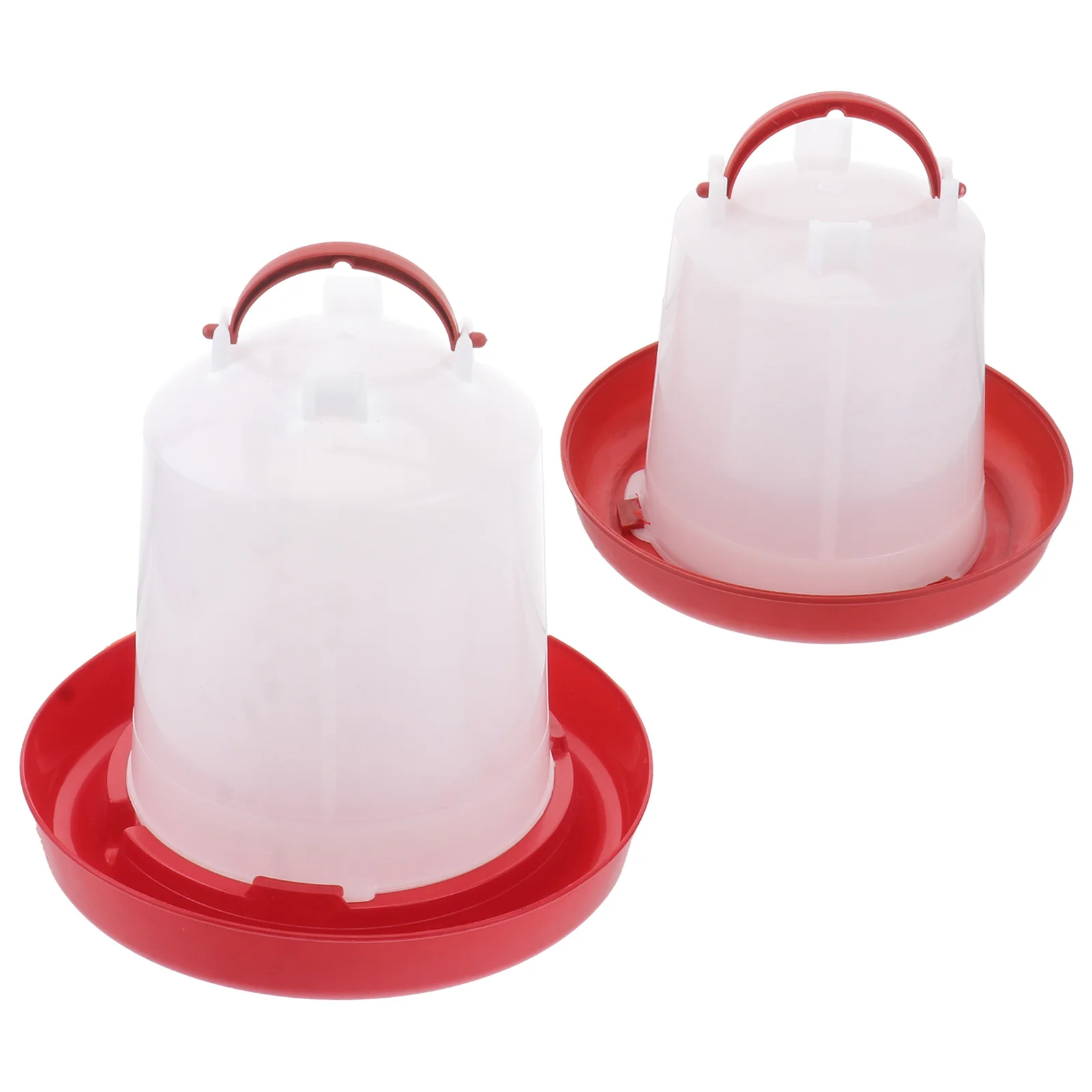 

Poultry Water Chicken Feeder Waterer Container Farm Drinker Duckchick Bottledrinking Jar Chickens Bucket Farms Hanging Fount