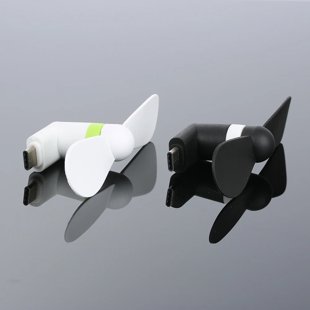 

Newest USB 3.1 Type C Port Phone Mini Fan Cooler For Smartphone Portable Mini Fan For Tablet Laptop Low Consumption 1W Power 5V