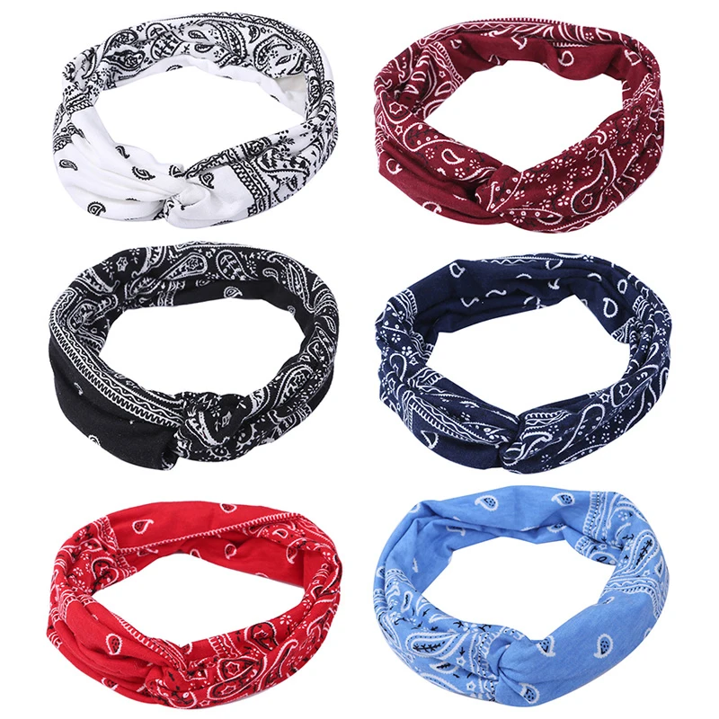 

Широкая повязка на голову с цветком кешью, женский спортивный тюрбан для йоги, повязка на голову, эластичные повязки для волос с перекрестным узлом, головной убор, аксессуары для волос