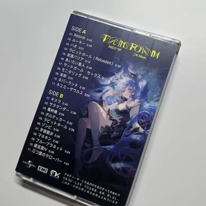 Электронная музыкальная лента DECO * 27 Hatsune Miku, ТРАНСФОРМА, альбом, кассеты для возрождения, косплей-рекордер, Walkman, автомобильные звуковые дорожки, коробка, подарки (art.: 3920cedd21243) - 3920cedd21243