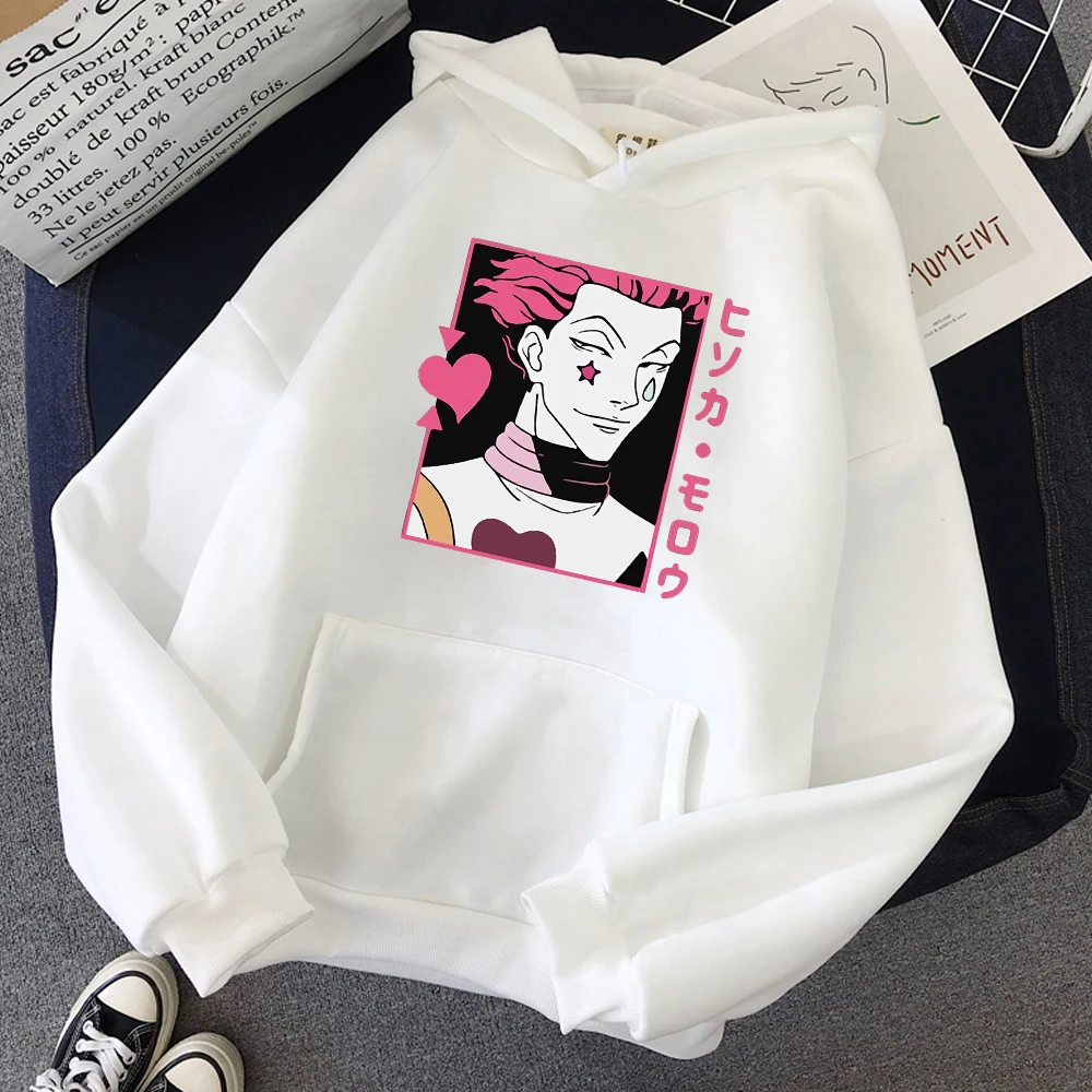 Зимние толстовки Hisoka morow - Hunter x Свободный свитшот Женский пуловер большого