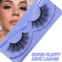 mling 1 pair false eyelash fake lash makeup mink lash 33mm bulk custom wholesales natural false eyelashes dropshipping eye lash