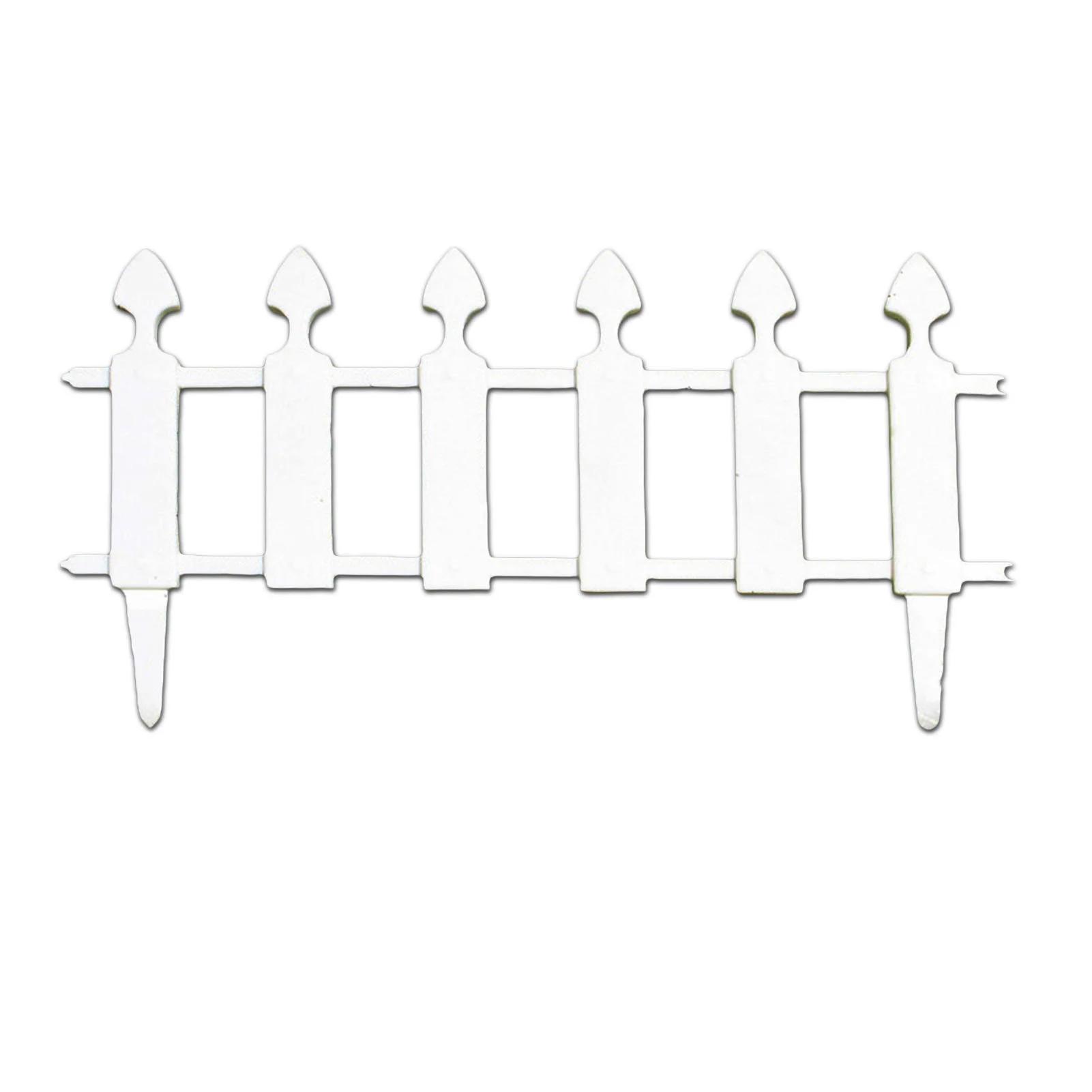 

4pcs Garden Fence Garden Border Decorative Fence Picket Fence Plastic Garden Border Edge Garden Yard Wedding Decor Wholesale