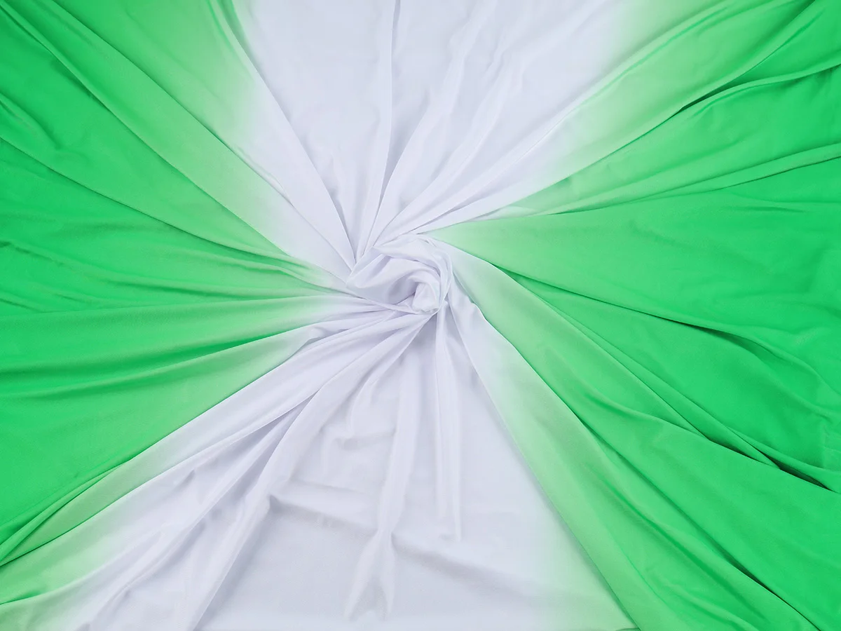 Трикотажная спандекс Омбре ткань для танцев платье спортивная одежда йоги