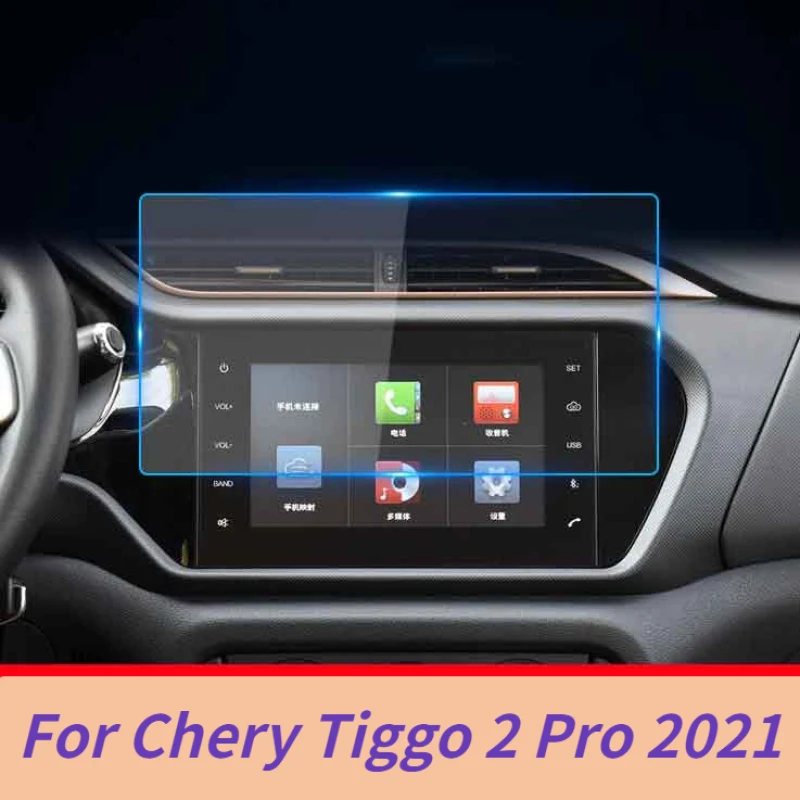 

Аксессуары для автомобильного интерьера для Chery Tiggo 2 Pro 2021, автомобильное радио, GPS-навигация, закаленное стекло, защитная пленка для экрана