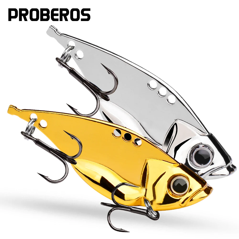 

PROBEROS 1PC Metal Jig Spoon 5g-7g-10g-15g-20g Fishing Spinner Lures Hard Artificial Baits Bass Spinnerbaits Fishing Tackle