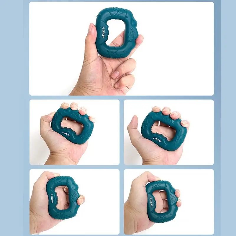 Силиконовый нескользящий массажный захват для пальцев 30-60 фунтов