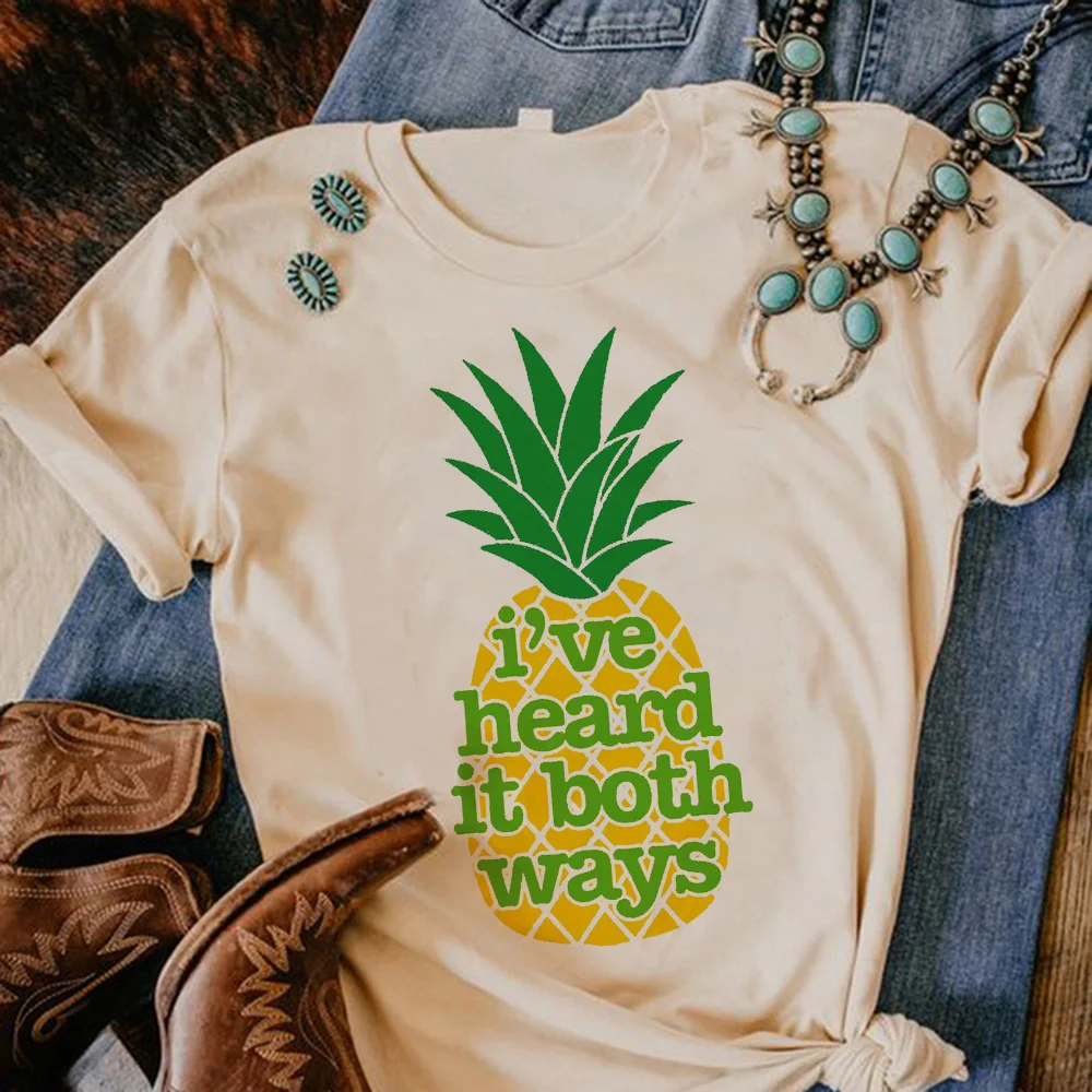 

Pineapple t-shirts women graphic summer harajuku tshirt girl graphic harajuku clothes