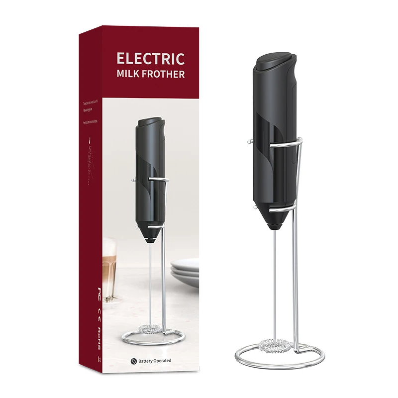 

Electric Milk Frother Handheld Egg Beater Milk Coffee Mixer Foamer Maker Kitchen Whisk Tool Stainless Steel Mini Stirrer