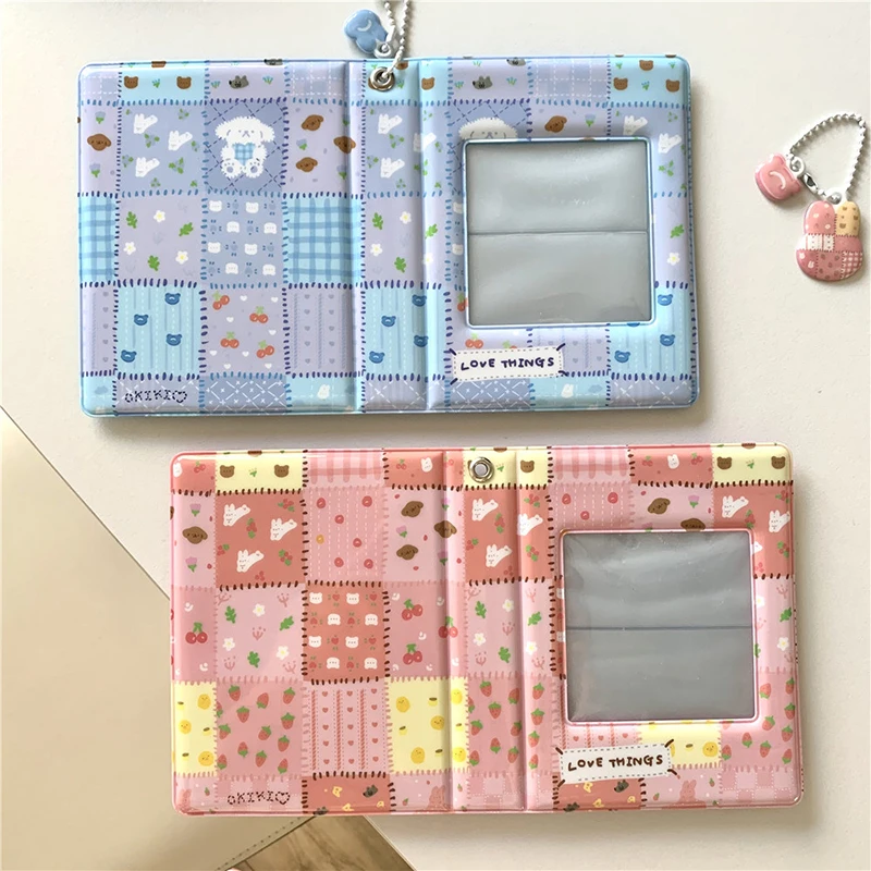 

Star Chaser Idol Photo Album Storage Collection Book Pendant Photocard Holder Card 3 Inch Square Hollow INS General Photo Albums