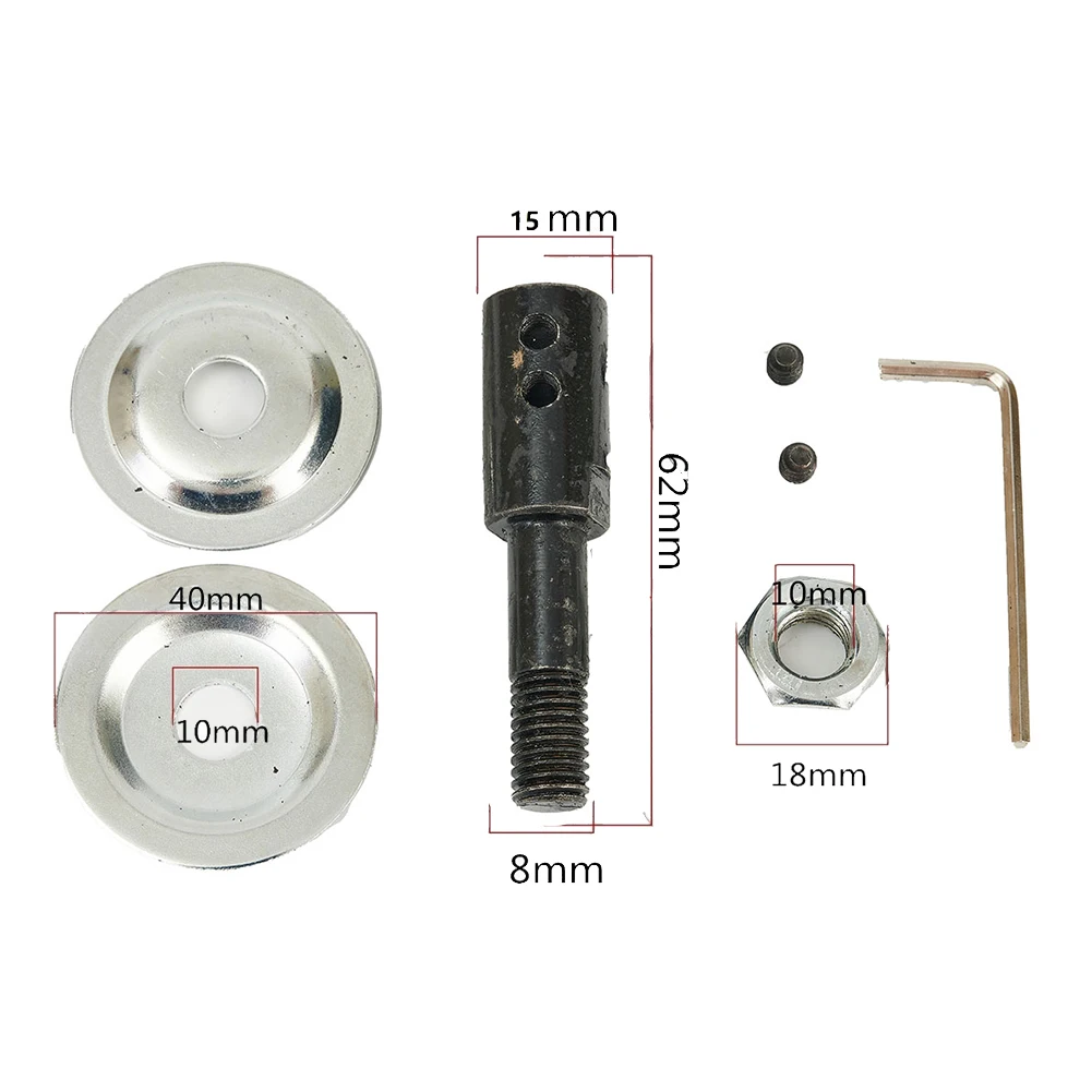 

8x12x62mm Tiny Wrench Tool Set Adapter Bench Grinder Grinding Mar28 Motor Polishing Shaft Practical Hot Selling