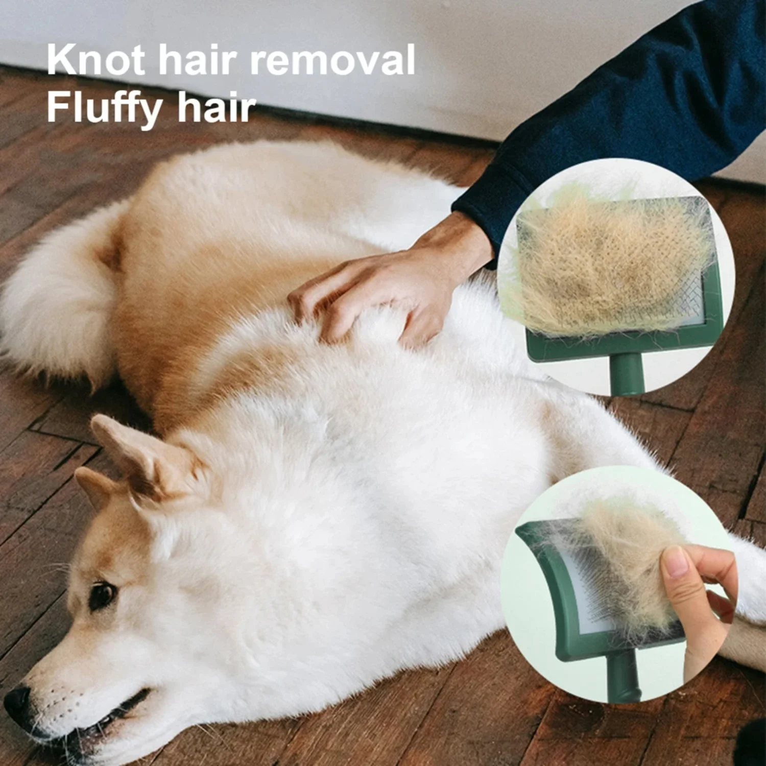 Long Pin Slicker Brush Large Dog Matted Hair Grooming Wire Pets Shedding Mats Cats Deshedding and loose