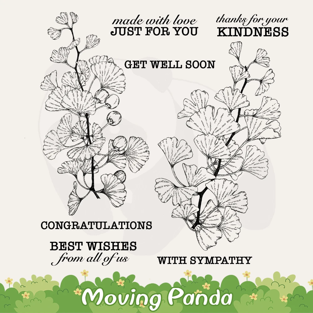 Весенние прозрачные штампы с цветами и листьями вырезанные сделай сам