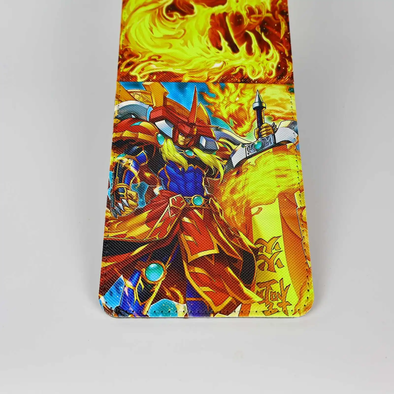 Ю-Ги-О! Саламандра кожаный ящик для хранения карт Flying Flame Dragon OPCG PTCG YGO магнитный