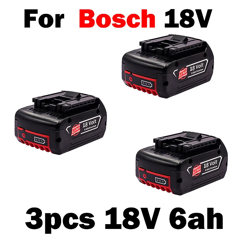 

Аккумуляторная литий-ионная батарея Aleaivy для Bosch, 18 в, 6000 мАч