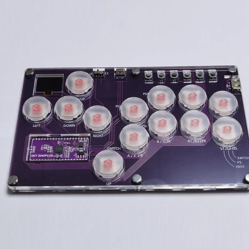 Аркадный джойстик Fight Stick контроллер кодера с возможностью горячей замены Xinput/Dinput