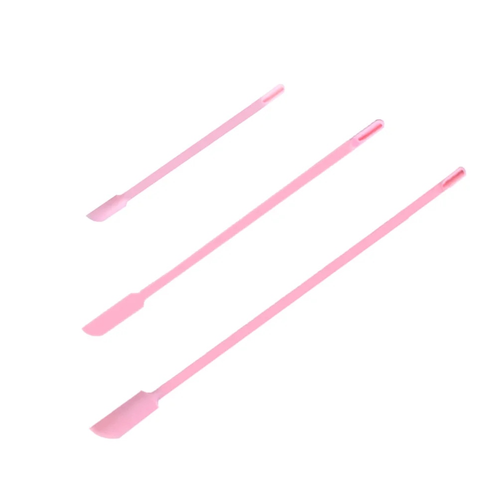 

3pcs Last Drop Spatulas Beauty Spatulas Silicone Scraper Lotion Spatulas