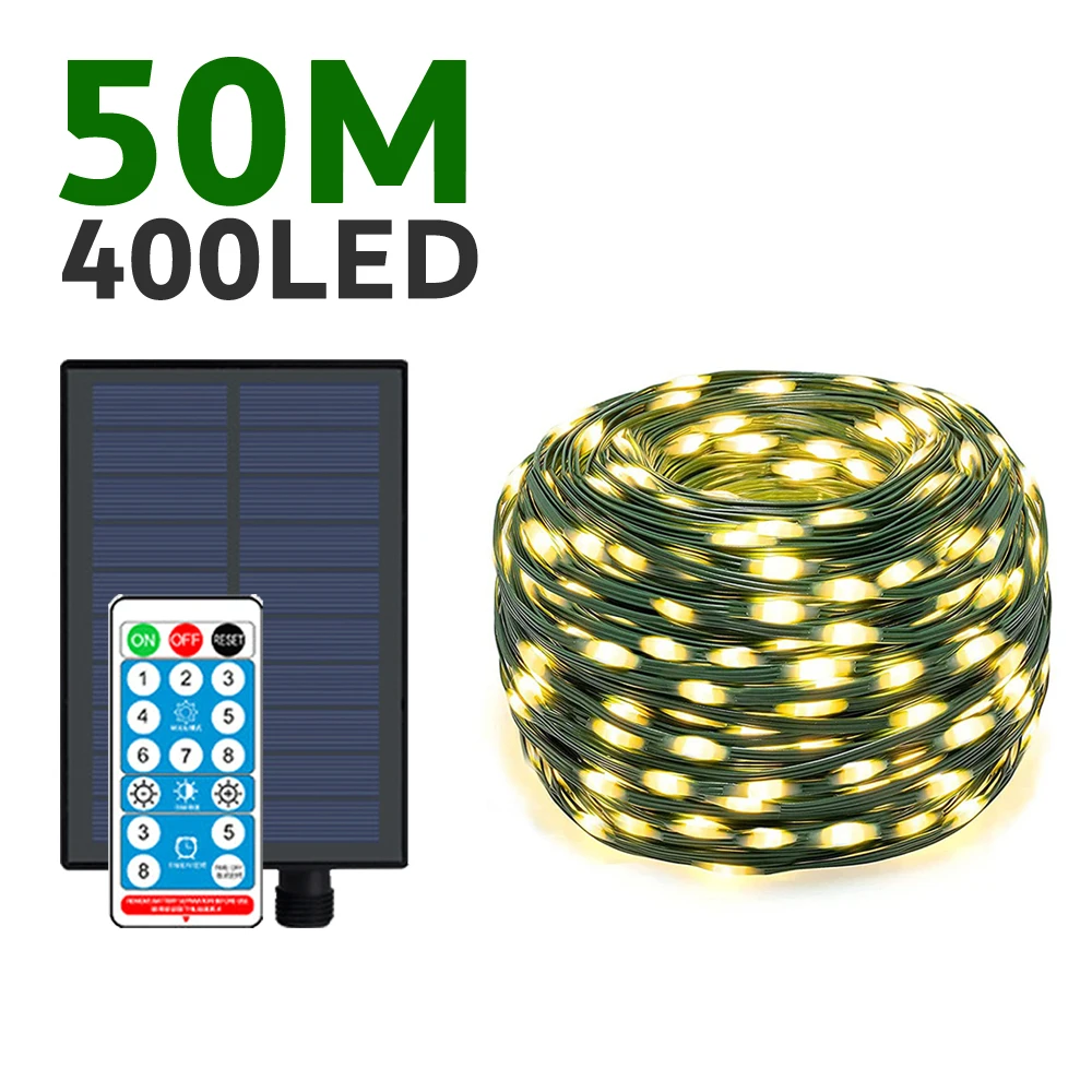 Солнечные гирлянды XFLAMPER теплый белый свет