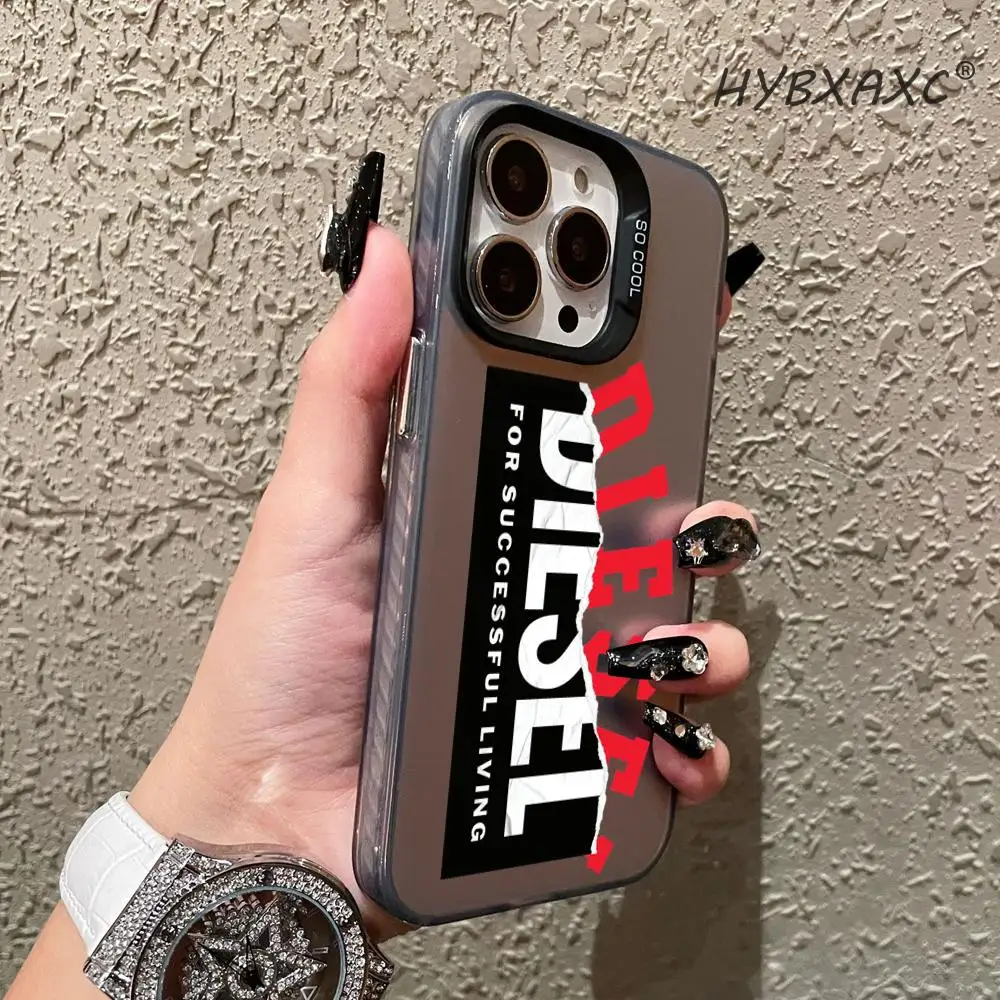 Фото Чехол для телефона Brand R-Rudolf D-Diesel для iPhone 17 16 15 14 13 12 11 Pro Max Plus Mini, цвет серебристый, технология IMD №4