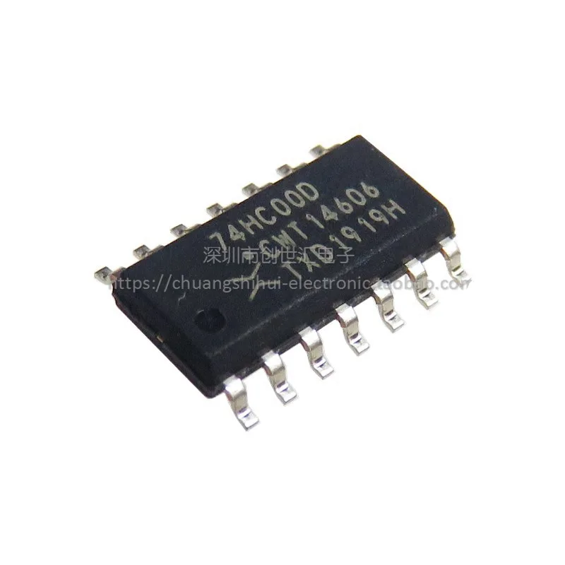 

New original 74HC00D SMD SOP14 four-way 2-input NAND gate logic chip