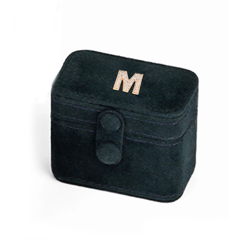 Jewelry Organizer Display Travel Jewelry Velvet Case Boxes Travel Portable Jewelry Box Leather Storage Organizer Earring Holder