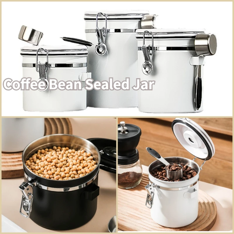 

Емкость для хранения кофейных зерен с крышкой и выпускным клапаном,-Л