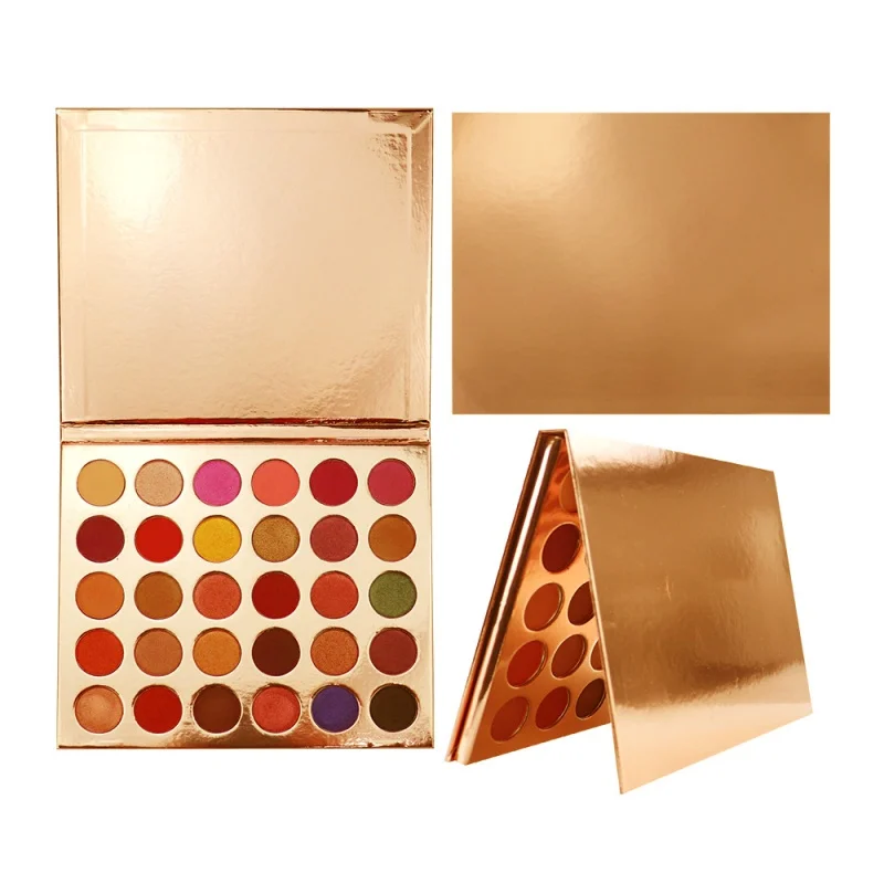 

30 Colors Pumpkin Color Eyeshadow Palette Matte Pearlescent Jin Cong Powder Cake Non-Flying Powder Easy to Color Kawaii Makeup