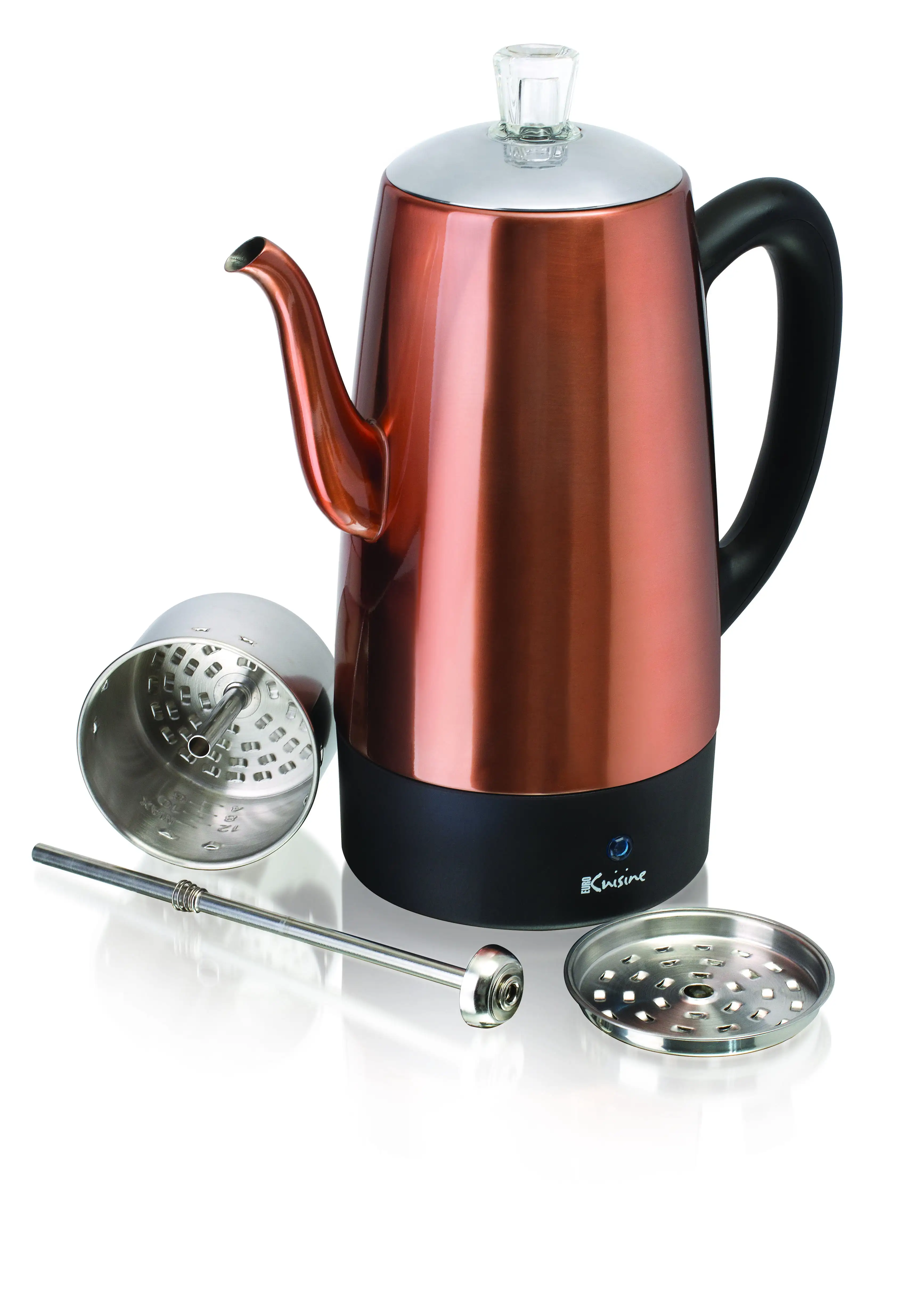 

HUANQIUStainless Steel 12 Cup Electric Coffee Percolator