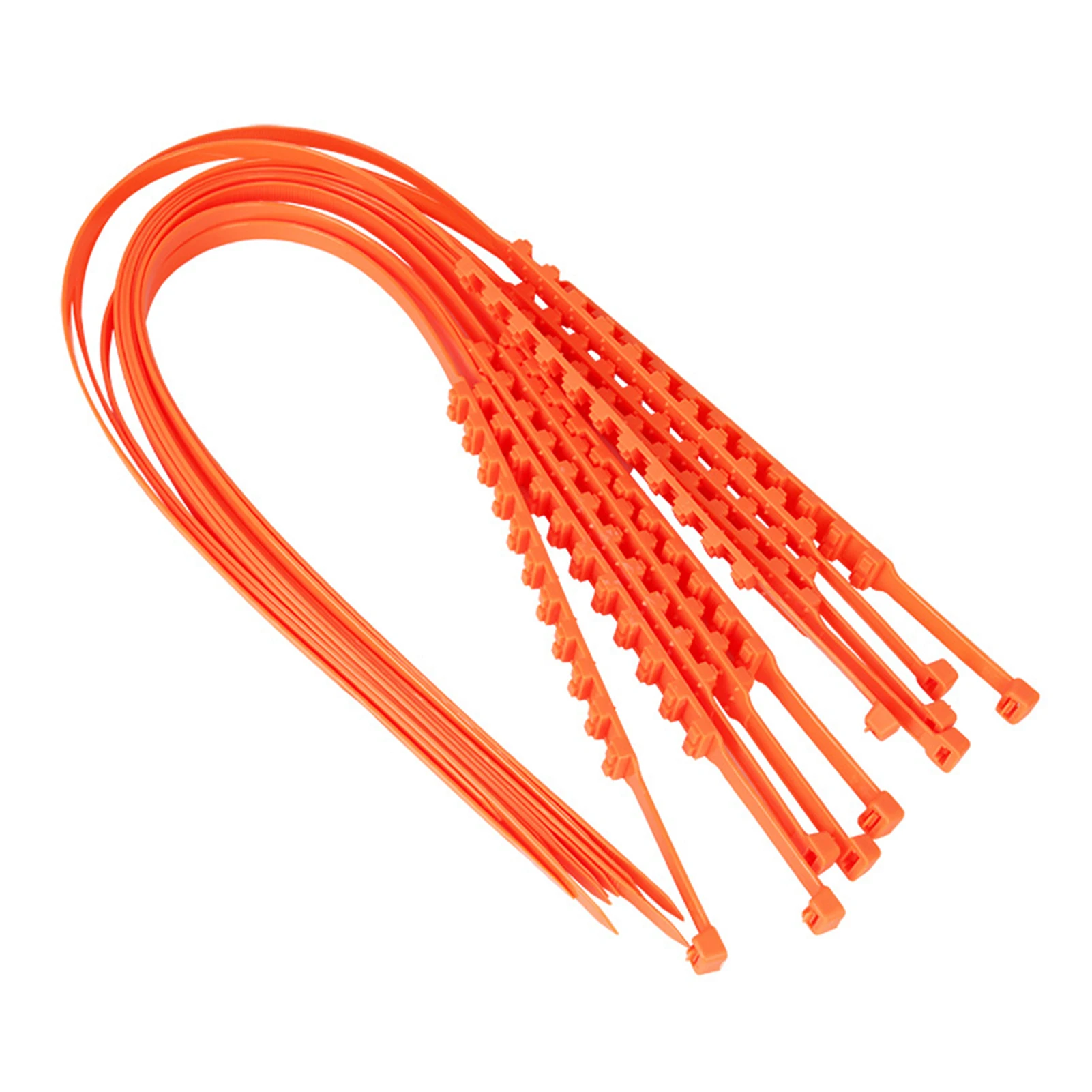 

10pcs Safety Outdoor Snow Chain Adjustable Nylon Winter Car SUV Wear Resistance Universal Truck Zip Tie Anti Slip Emergency