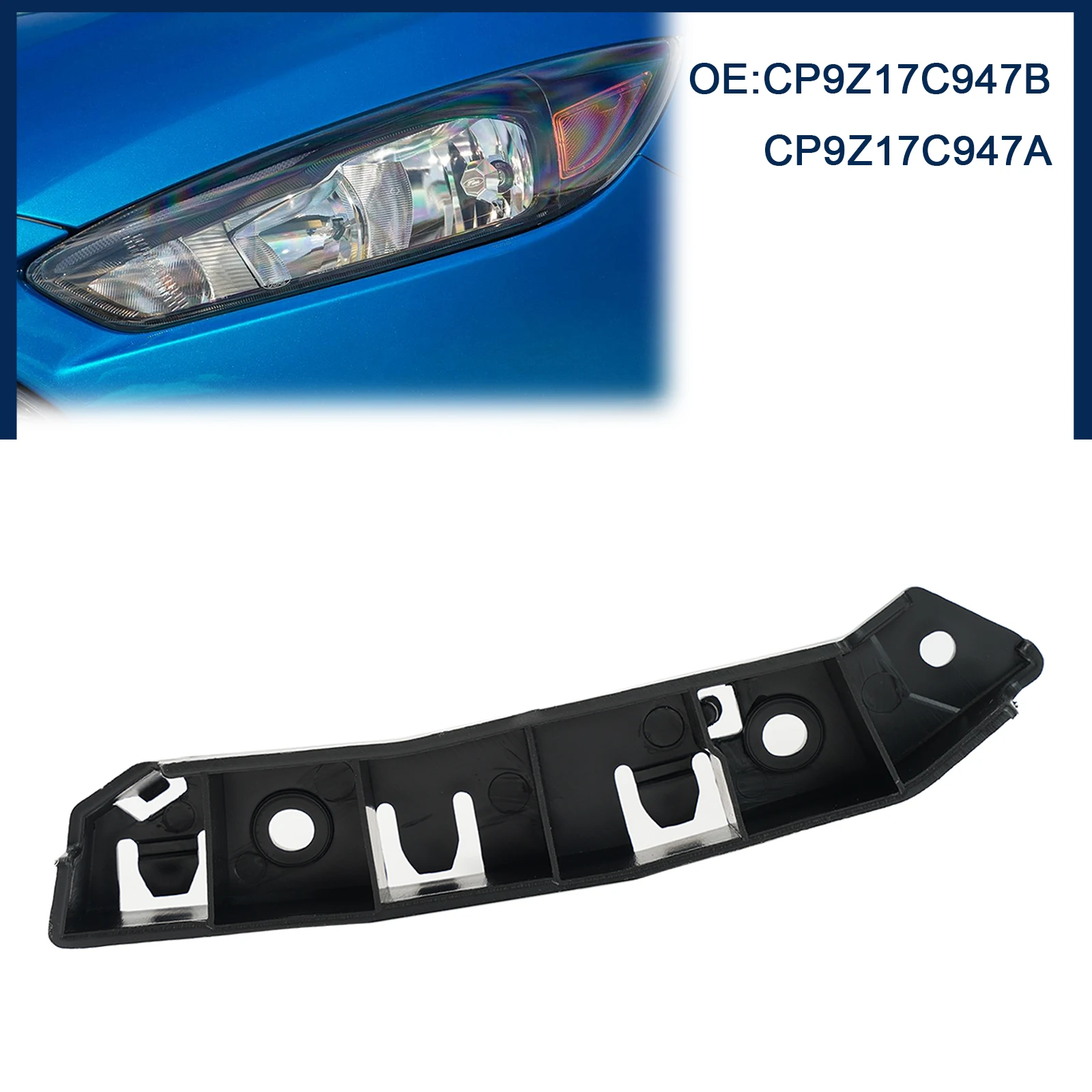 Пара автомобильных передних левых и правых направляющих бампера кронштейн