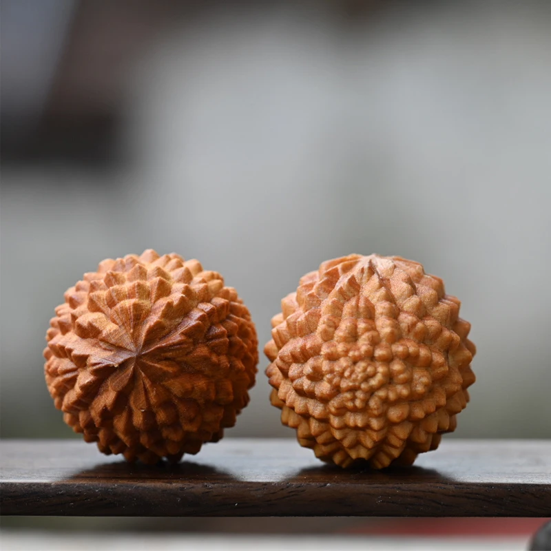 2 шт. деревянные шарики для рук тай-чи массажный ролик физиотерапия