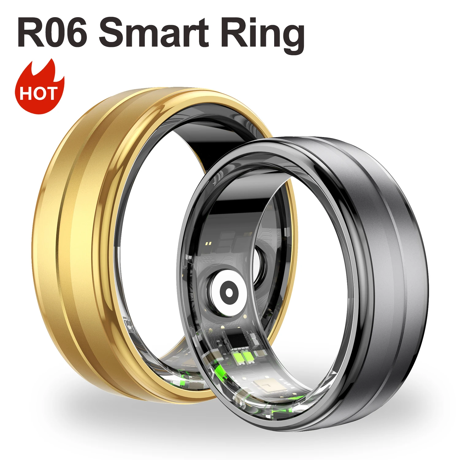 Uhoofit Smart Ring R06 для мужчин и женщин фитнес-трекер с пульсометром монитор сна