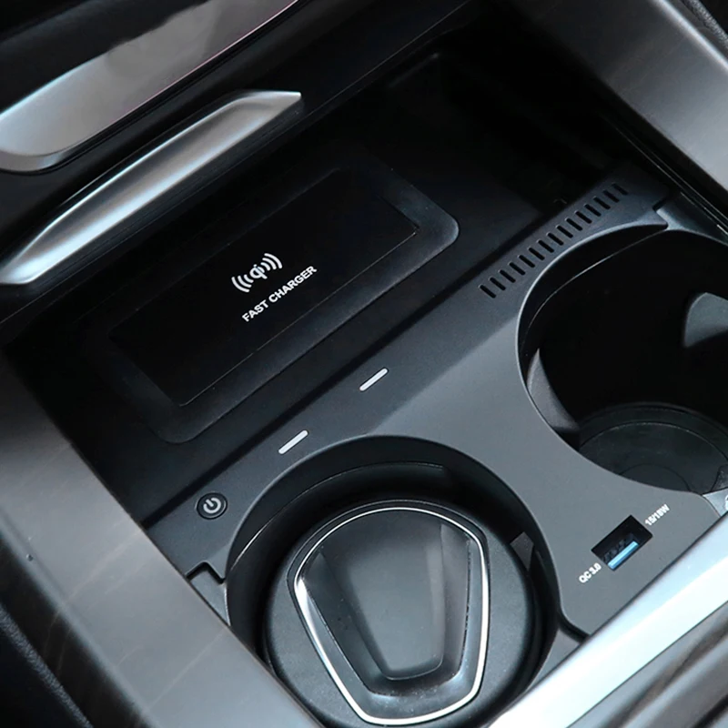 

Беспроводное Автомобильное зарядное устройство 15 Вт, быстрое зарядное устройство QI, беспроводное зарядное устройство для телефона, зарядн...