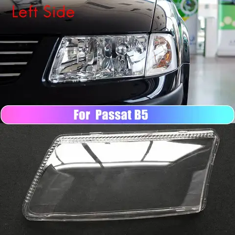 Пара Левая + Правая для автомобильной фары Passat B5 Крышка объектива абажура фары Крышка корпуса переднего фонаря
