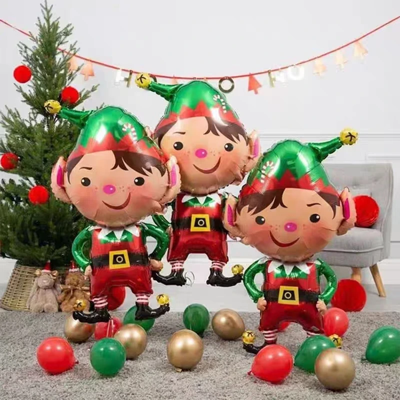 Мультяшные шары с надписью &quotMerry Christmas&quot